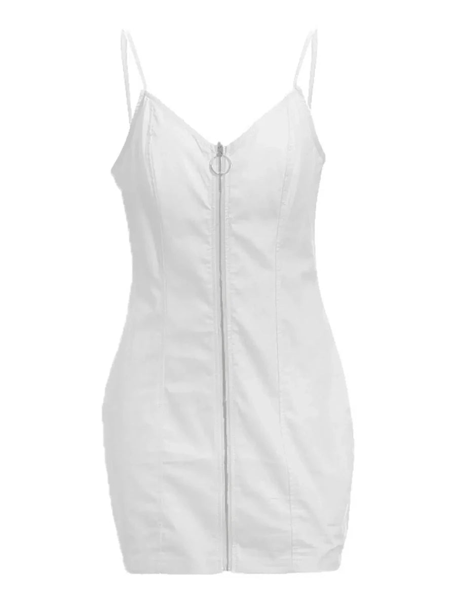 Bad Romance Riley Ring - Zip Mini Dress - Lustreve