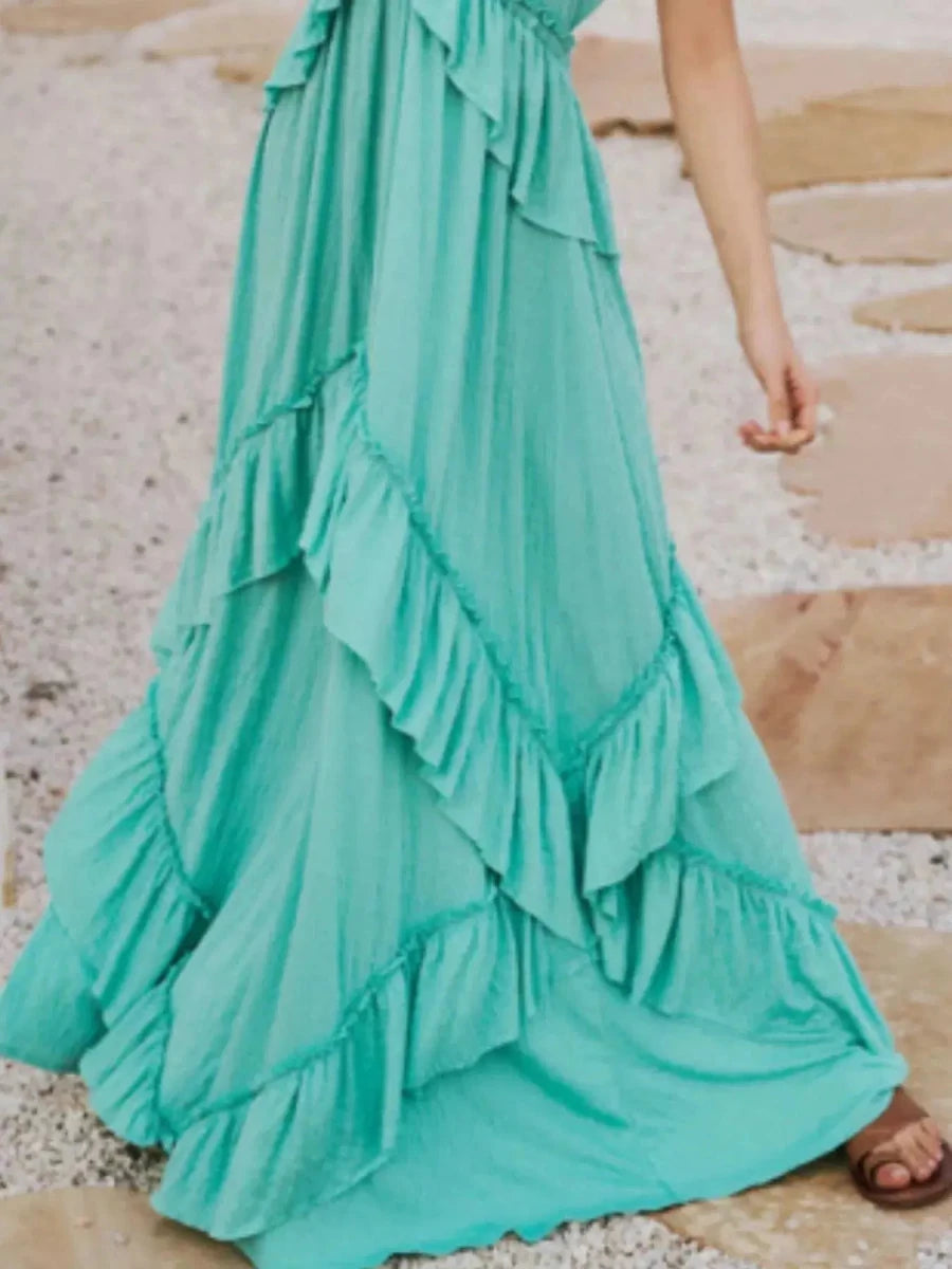 Barefoot Luxury Tiered Maxi Dress - Lustreve