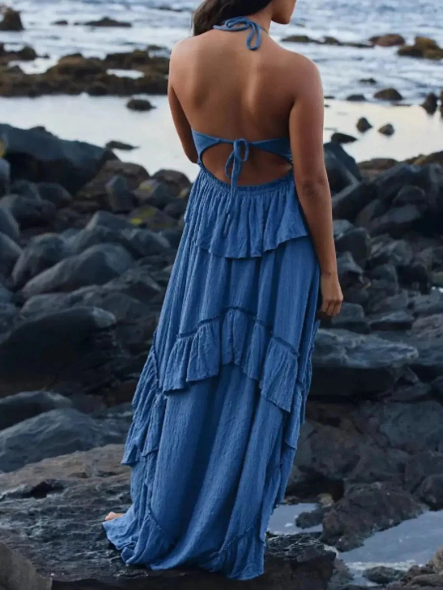 Barefoot Luxury Tiered Maxi Dress - Lustreve