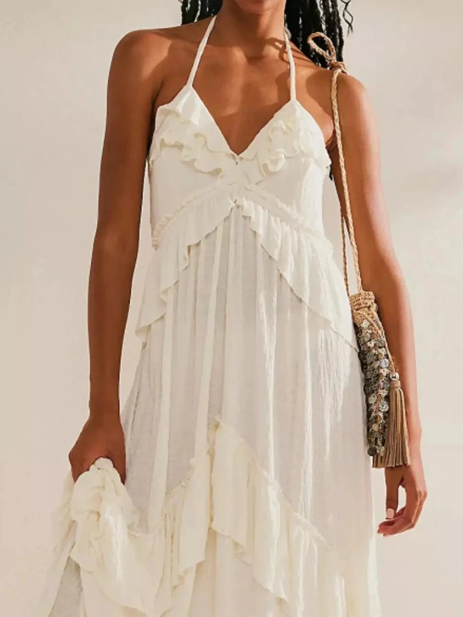 Barefoot Luxury Tiered Maxi Dress - Lustreve