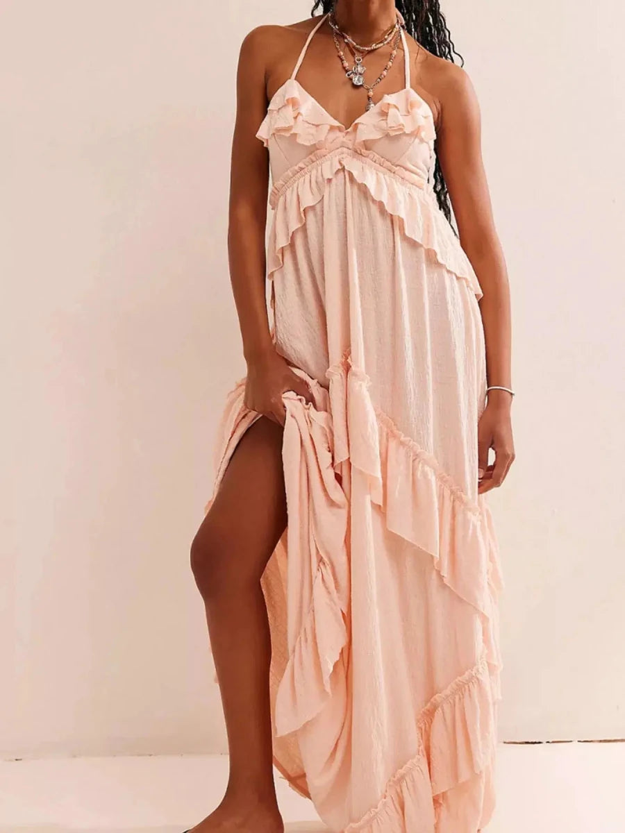 Barefoot Luxury Tiered Maxi Dress - Lustreve
