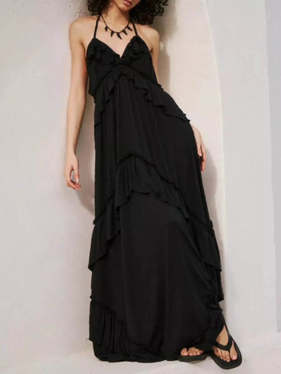 Barefoot Luxury Tiered Maxi Dress - Lustreve