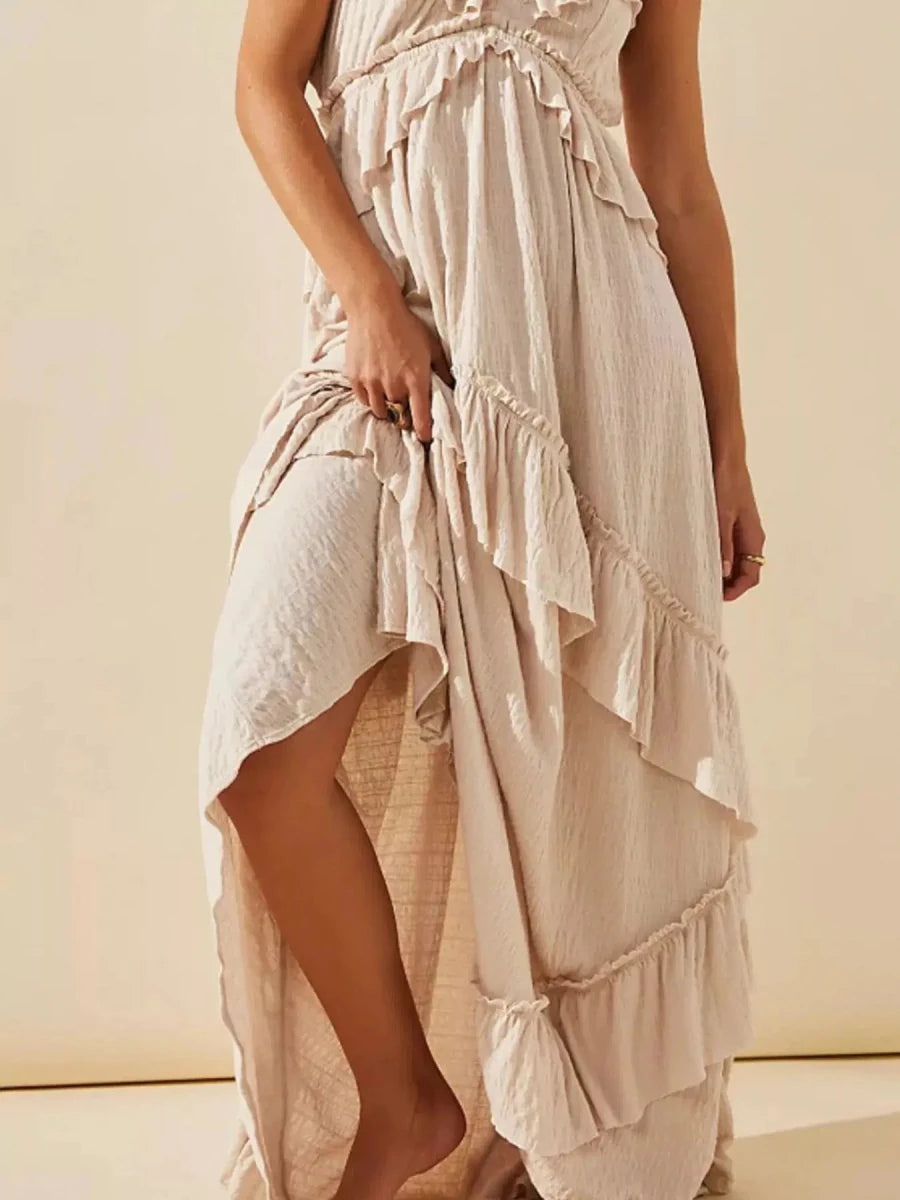 Barefoot Luxury Tiered Maxi Dress - Lustreve