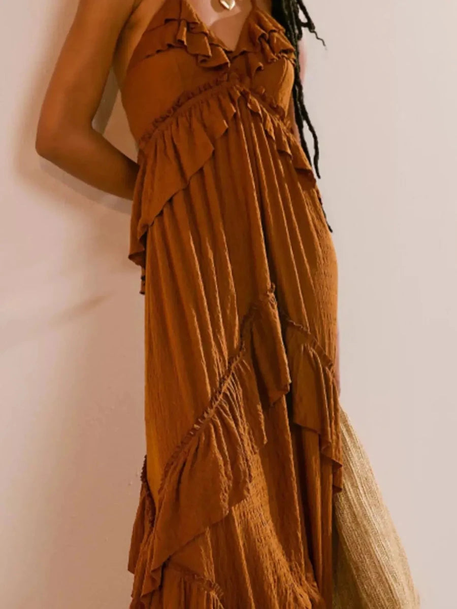 Barefoot Luxury Tiered Maxi Dress - Lustreve