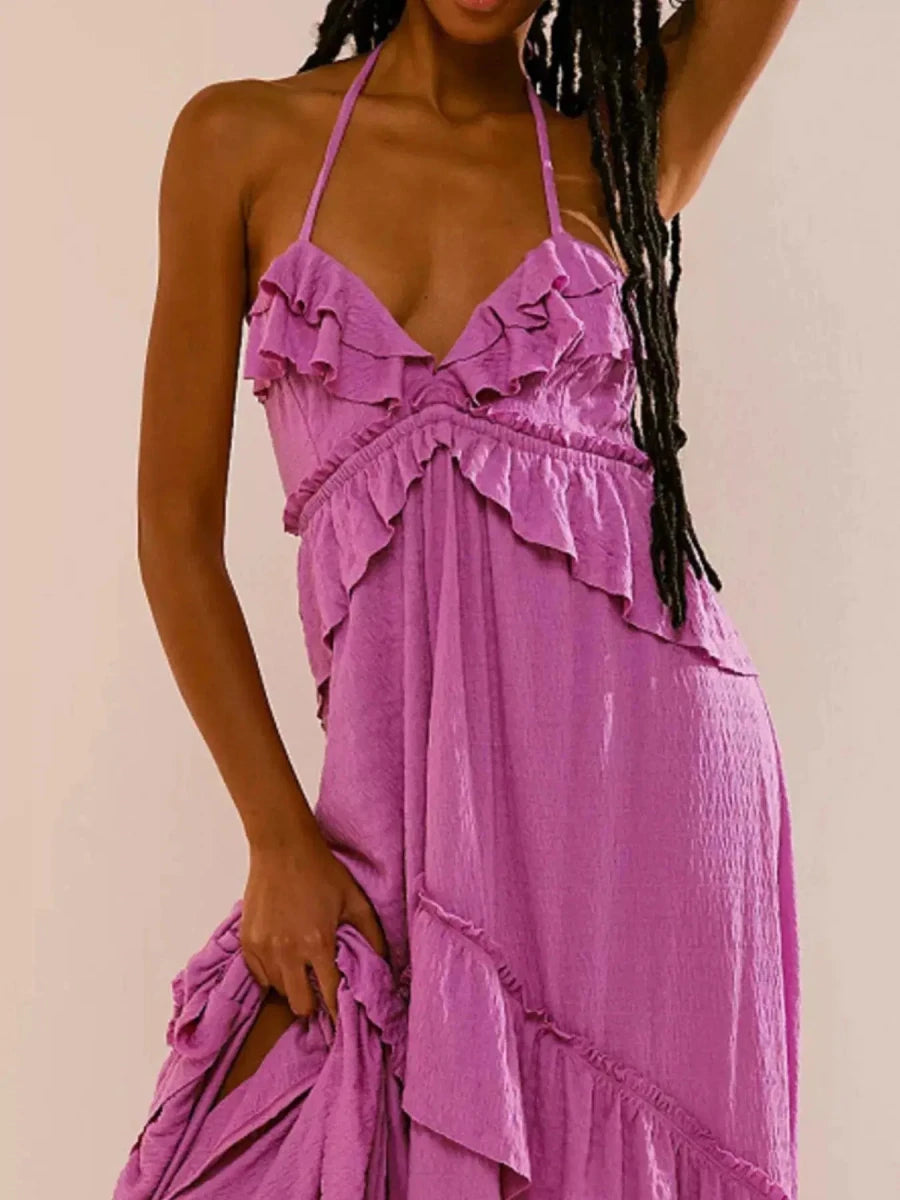 Barefoot Luxury Tiered Maxi Dress - Lustreve