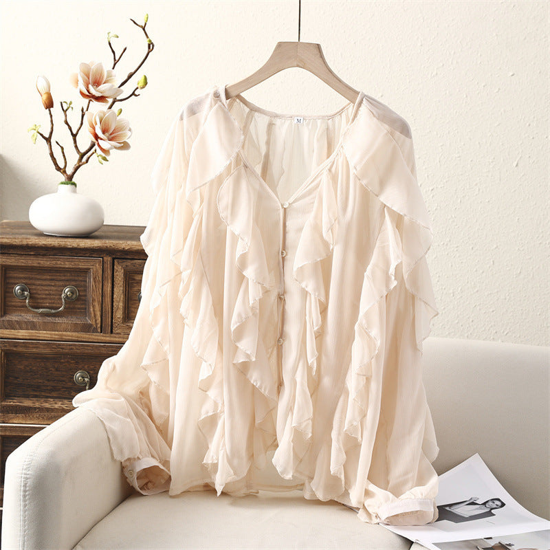 Slim-Fit-Hemd mit laminiertem Akzent 