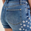 Judy Blue High Rise Slim Short with Star Splatter