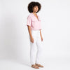 Understated Collared V-neck Top