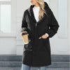 Flincter Hooded Fleece Trench Coat
