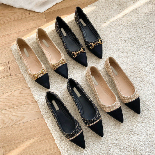Suede Sleek Flats"