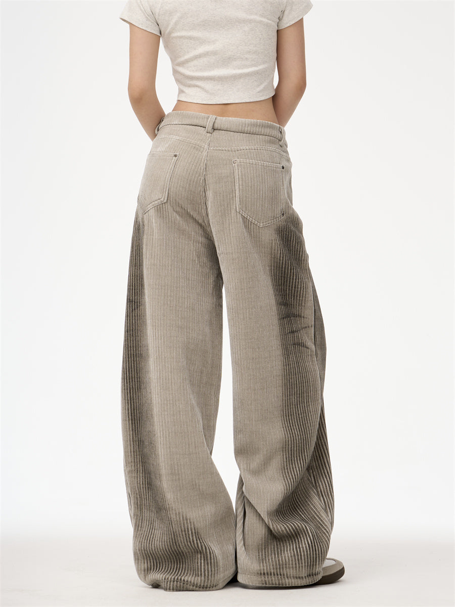 Urban Cord  Wide-Leg Streetwear Pants