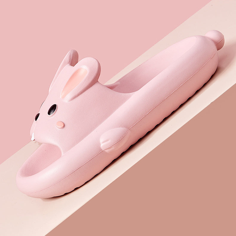 Bunny Plush Slides"