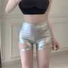 Electric Nights Silver Mini Shorts