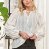 ADORA Cotton Peasant Top