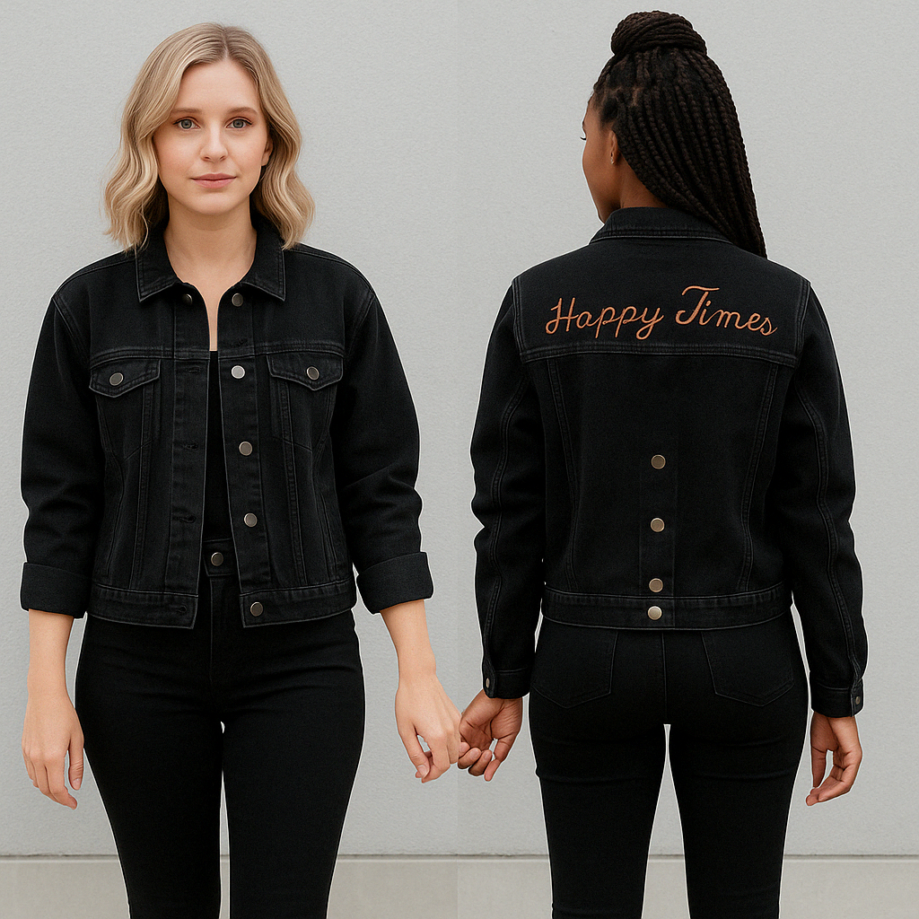 Bead Bold Denim Jacket"