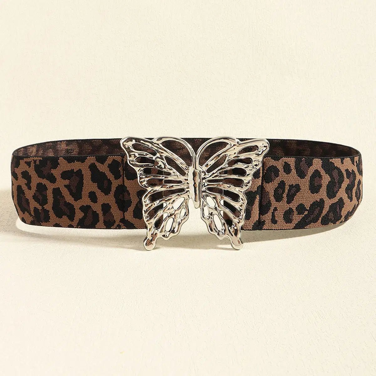 Butterfly Alloy Buckle Elastic Belt - Lustreve