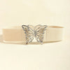 Butterfly Alloy Buckle Elastic Belt - Lustreve