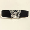 Butterfly Alloy Buckle Elastic Belt - Lustreve