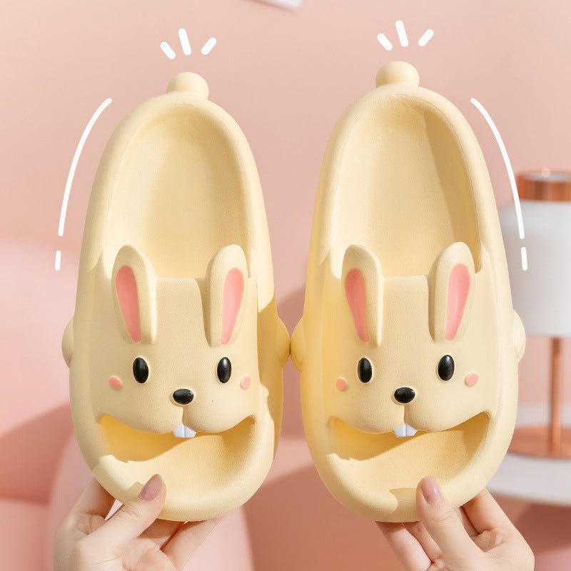 Bunny Plush Slides"