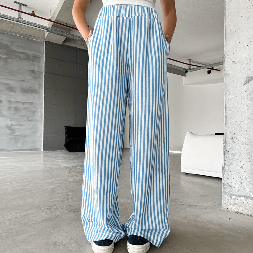 Weekend Mood Stripe Lounge Trousers