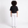 Understated Collared V-neck Top