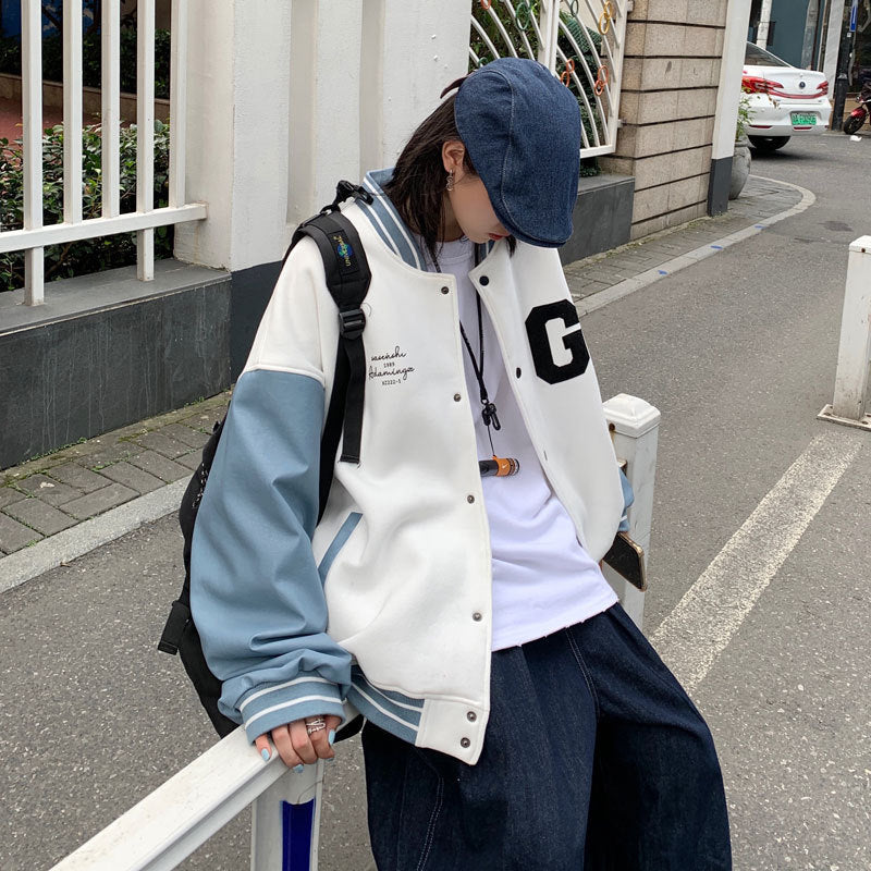 Leather Bomber Vintage Street Coat