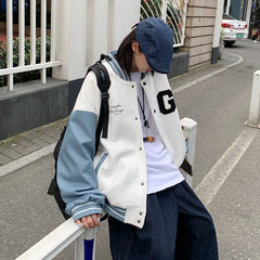 Leather Bomber Vintage Street Coat