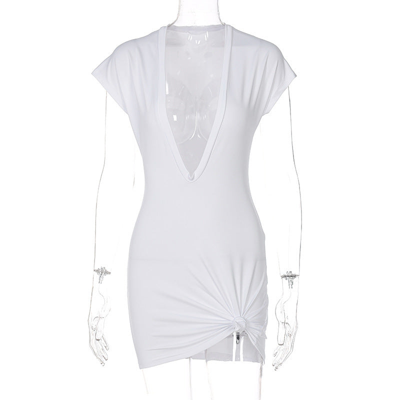 Malibu Noir Deep V Mini – Nightclub Glam