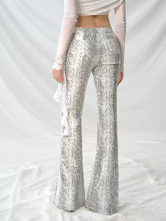 Wild Moves  Printed Bell Bottoms