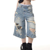 Ripped to Rebel Denim Culottes