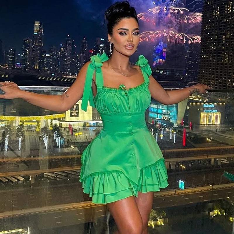 Bow & Bliss Mini Dress"