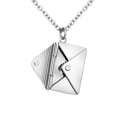 Lover Letter Pendant - Fashion Jewelry Envelope Necklace for Women