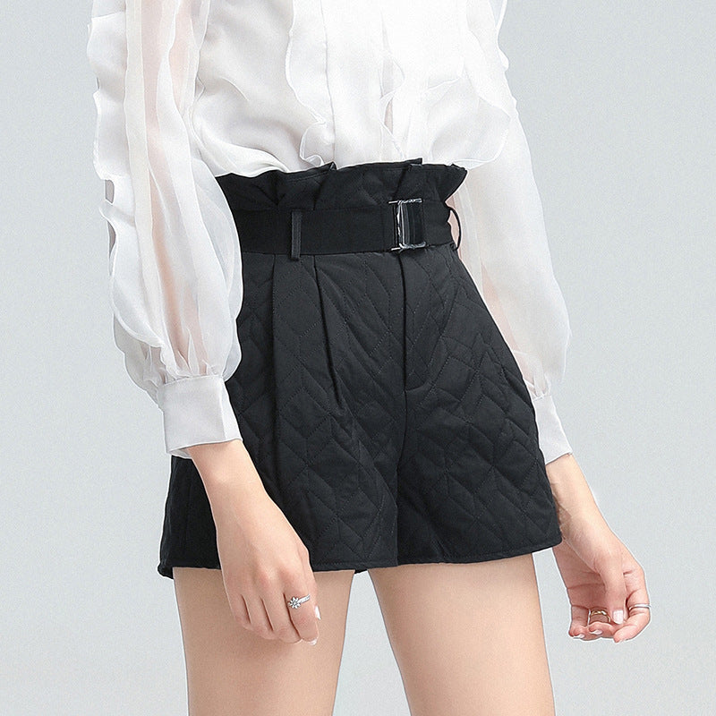 City Chic Quilted Shorts