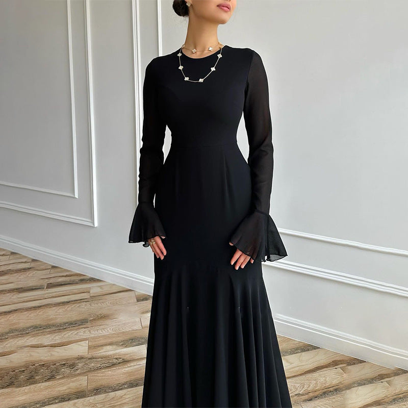 Aurelia Französisches Schnür-Midikleid