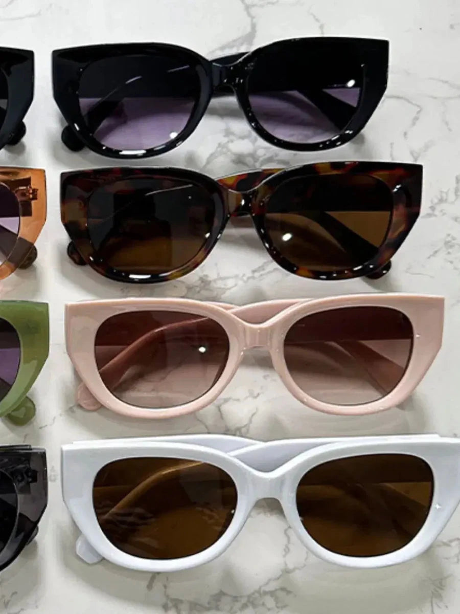 Cat Eye Polycarbonate Frame Sunglasses - Lustreve
