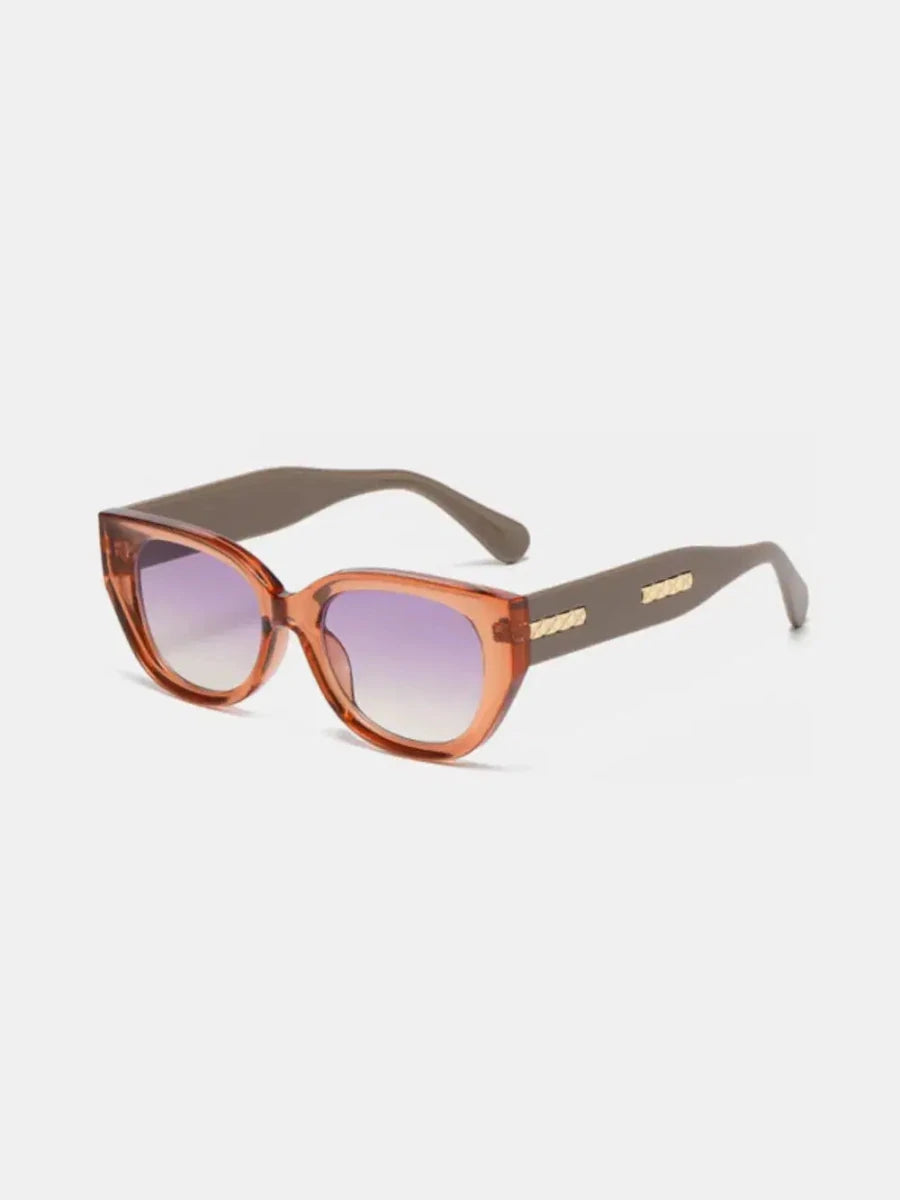 Cat Eye Polycarbonate Frame Sunglasses - Lustreve