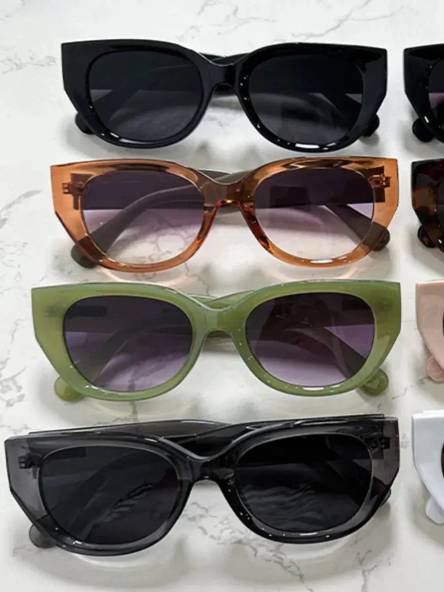 Cat Eye Polycarbonate Frame Sunglasses - Lustreve