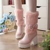 Groove Mode Chunky Heel Boots