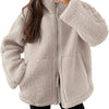Kim Wool  Lapel Zip-up Coat