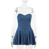 A -List Aurelia Denim Tube  Dress