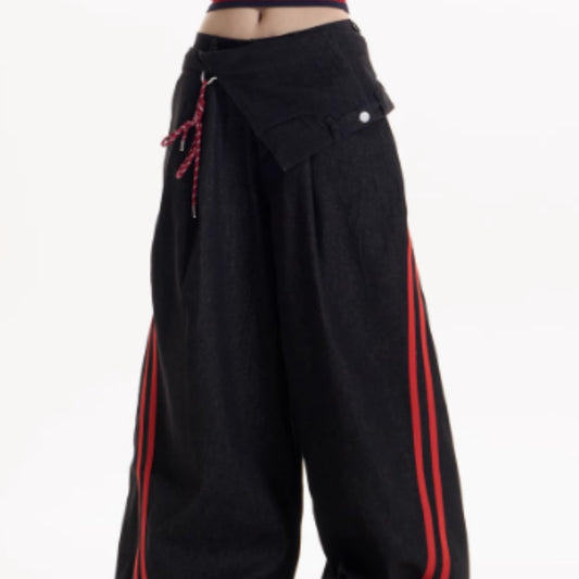 Palm Shade Wideleg Trousers