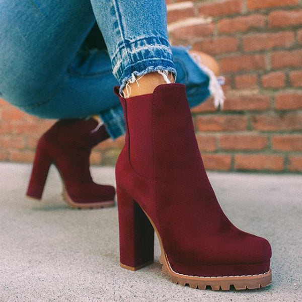 Suede Ankle Boots"