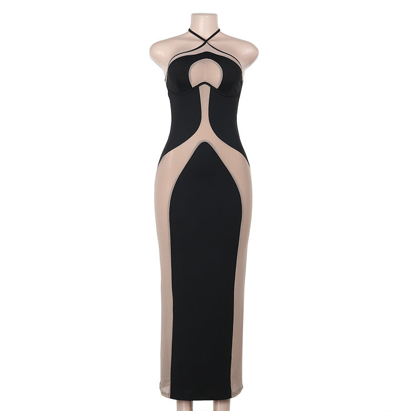 Trust The Process Mirage Halter Cutout Bodycon Dress
