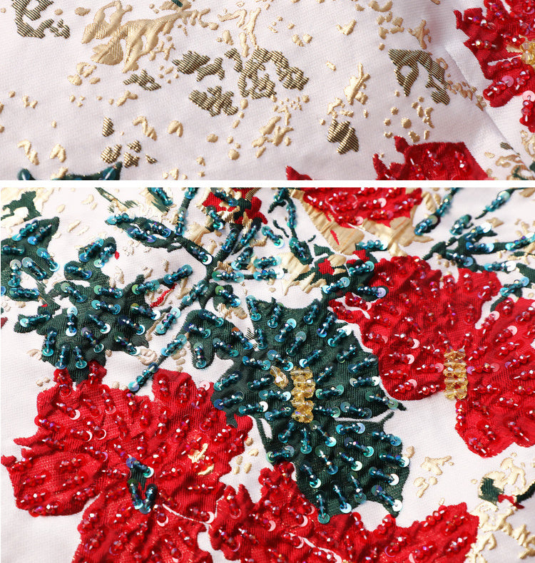 Pearl Enchantment Mini Dress