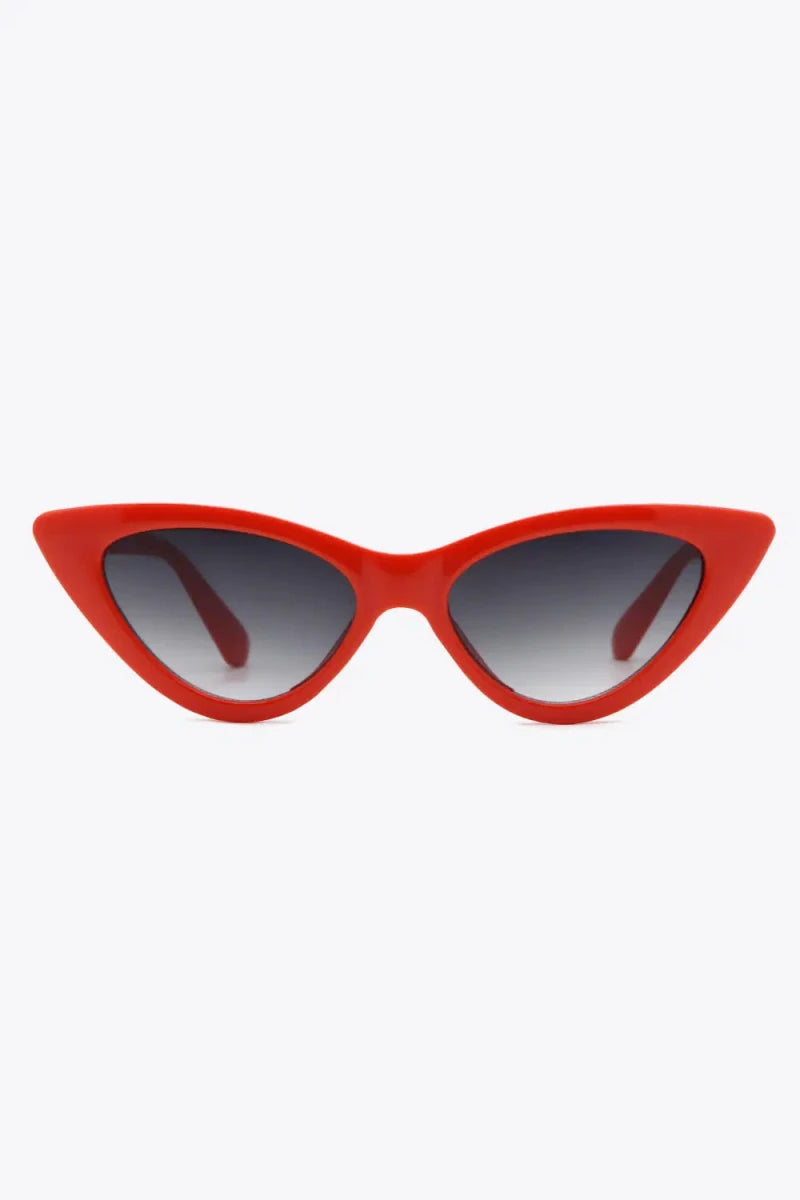Chain Detail Cat - Eye Sunglasses - Lustreve