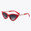 Chain Detail Cat - Eye Sunglasses - Lustreve
