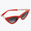 Chain Detail Cat - Eye Sunglasses - Lustreve