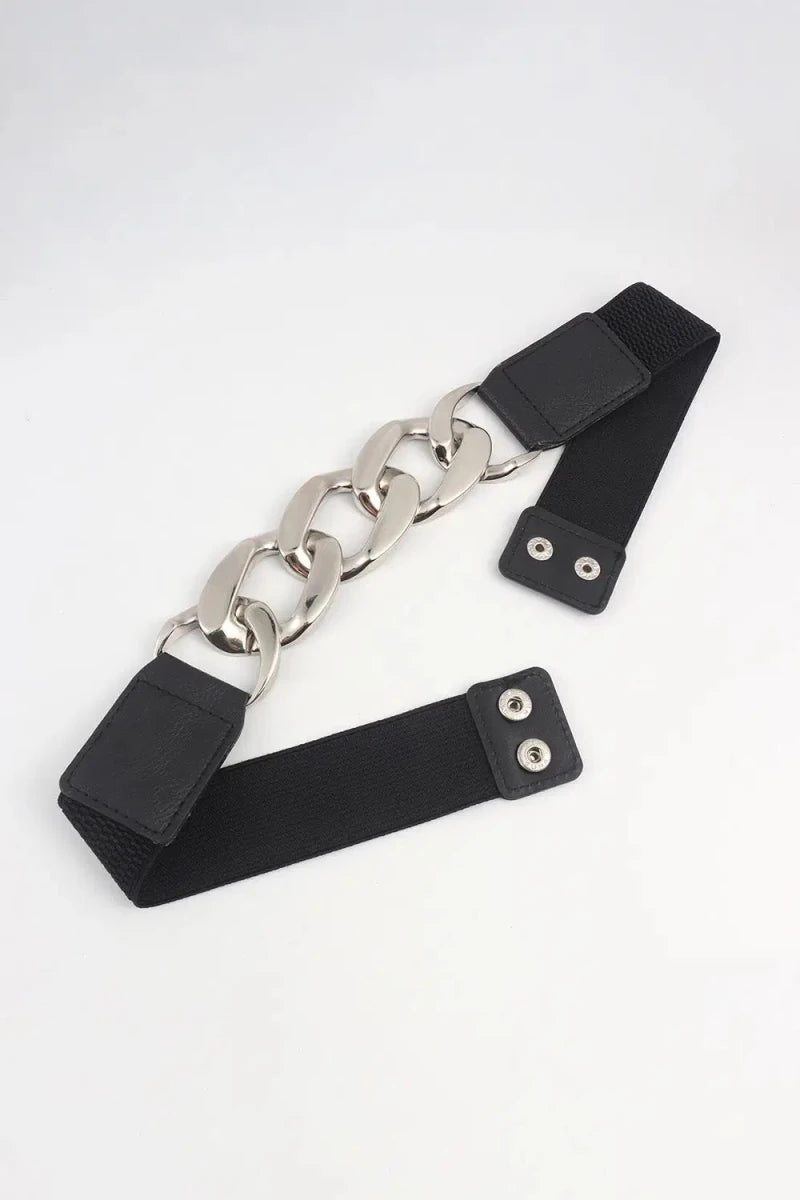 Chain Detail Elastic Belt - Lustreve
