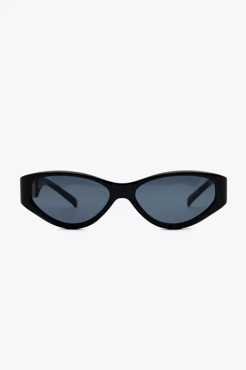 Chain Detail Temple Cat Eye Sunglasses - Lustreve
