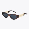 Chain Detail Temple Cat Eye Sunglasses - Lustreve